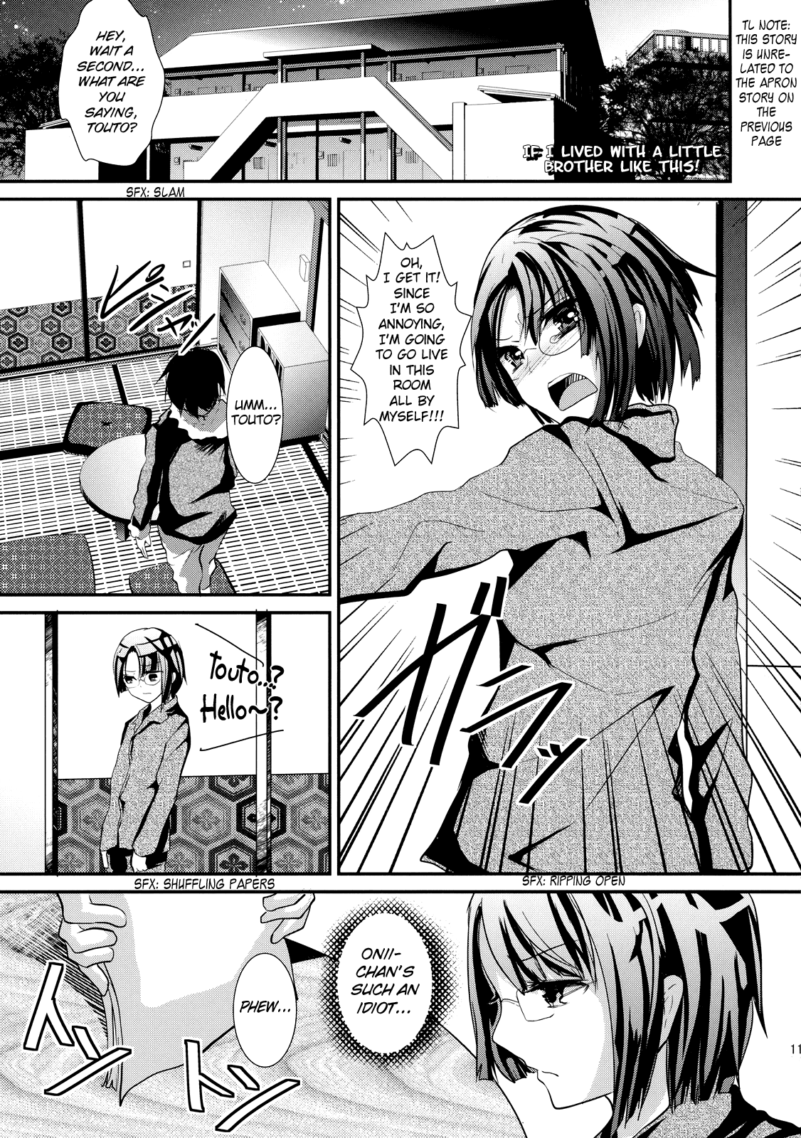 Konna Otouto to Kurashitara | If I Lived With A Little Brother Like This  =Little White Butterflies= page 10 full