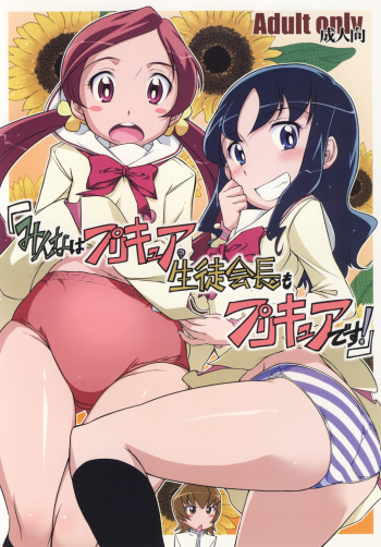 (C78) [gyara☆cter (bee)] Minna wa Precure. Seitokaichou mo Precure desu! (Heartcatch Precure!) cover