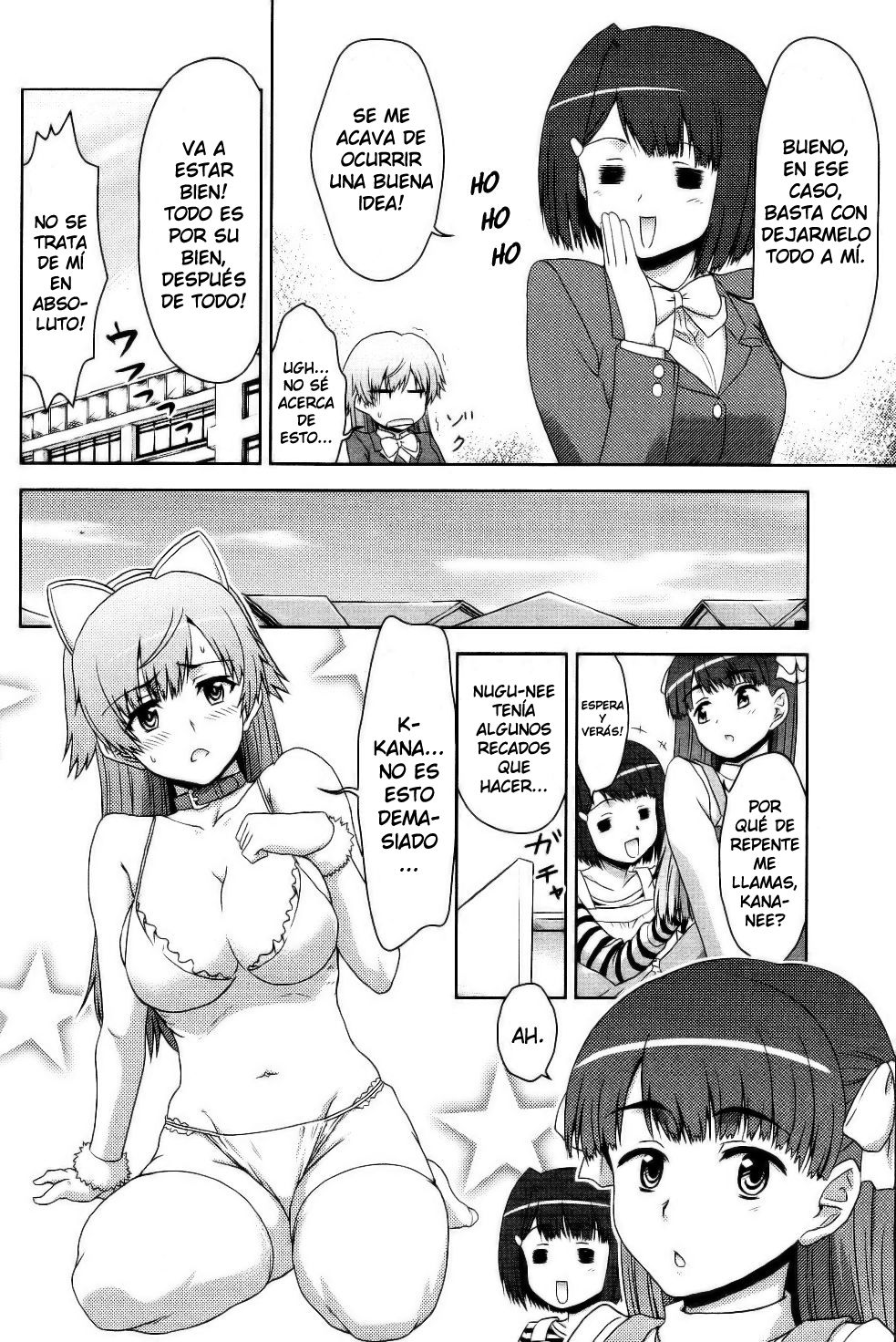Sannin Sanshimai !!? | Three People, Three Sisters!!? page 4 full