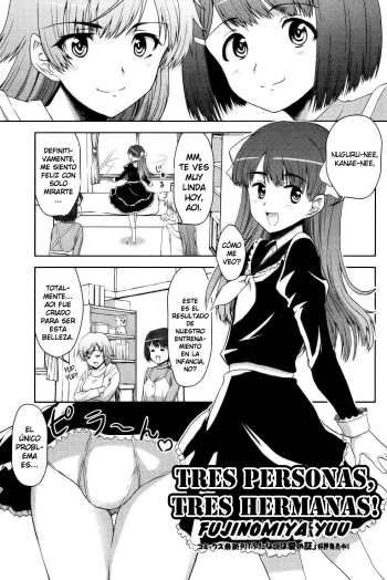 [Fujinomiya Yuu] Sannin Sanshimai !!? | Three People, Three Sisters!!? [Spanish] cover