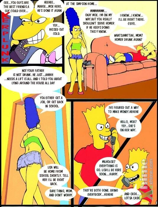Gang Bang - Bart's Lil Sis page 3 full