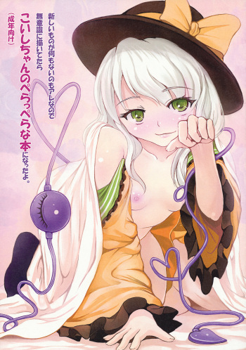 (Reitaisai 8) [dream-mist (sai-go)] Atarashii Mono ga Nani mo Nai no mo Are nano de Muishiki ni Kaitetara Koishi-chan no Perappera na Hon ni Natta yo. (Touhou Project) cover