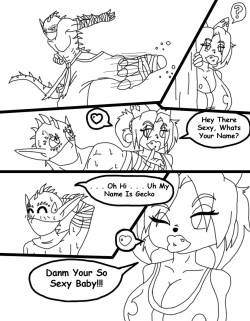 Busty Pika X Gecko - Mini Comix