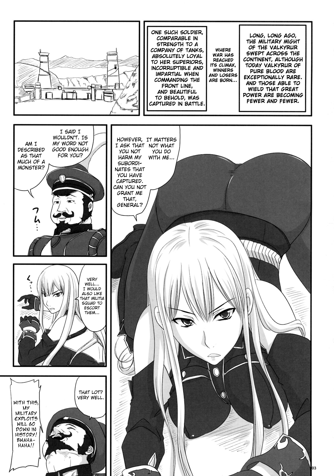 Senjou no Valkyria Dase, Selvaria no Naka ni | Sexual Valkyria - Come, Inside of Selvaria   =LWB= page 2 full