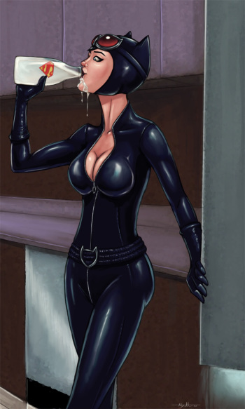 [Umbrafox] Supermilk Returns (Justice League, Teen Titans) cover