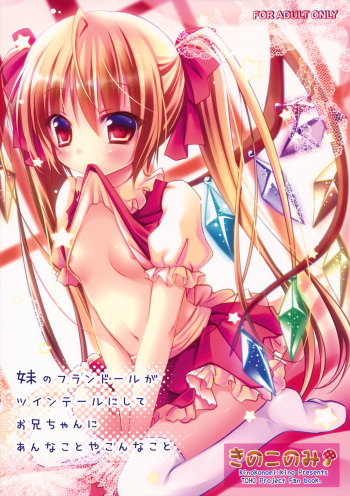 (Reitaisai 8) [Kinokonomi] Imouto no Flandre ga Twin Tail ni shite Oniichan ni Anna koto ya Konna koto (Touhou) (English) =Team Vanilla= cover
