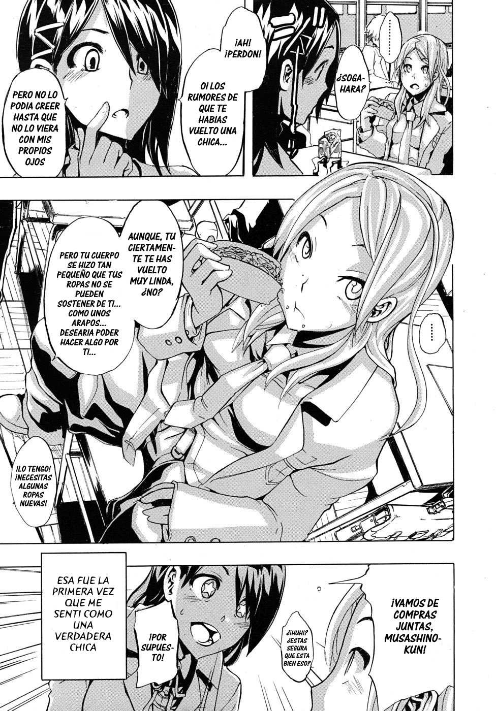 Onnanoko ni Natte | Convertide en una Chica Ch. 1   =P666HF= page 7 full