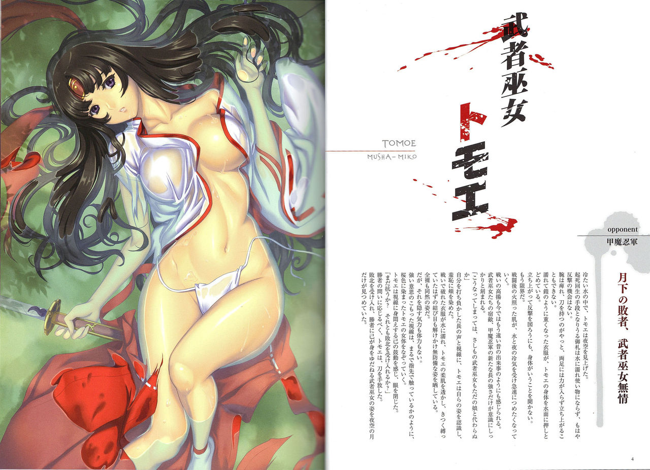 Queen's Blade Kanzen Haiboku Gashuu Vanquished Queens 3 page 4 full