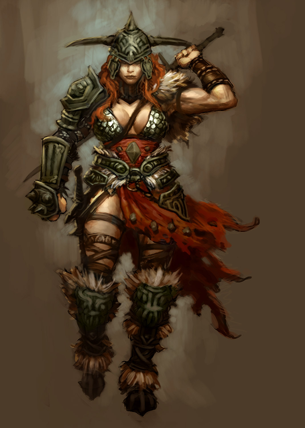Barbarian and Amazon Women Misc Set 1 page 1 full