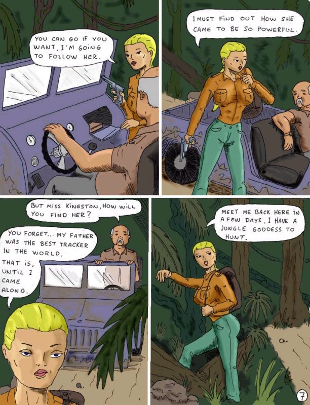 Jane The Jungle Goddess vs The Huntress page 8 full