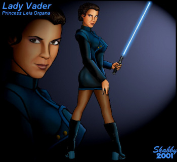 StarWars Shabby Blue Sith Girls cover