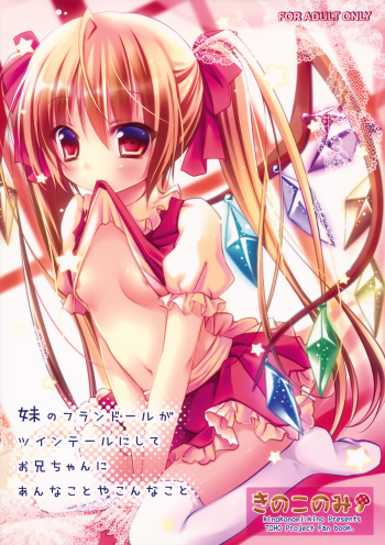 (Reitaisai 8) [Kinokonomi (kino)] Imouto no Flandre ga Twin Tail ni shite Oniichan ni Anna koto ya Konna koto (Touhou Project) [Spanish] [Koi Subs] cover