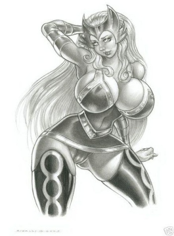 VICTOR RINALDI ART - Huge Tits drawings #13 cover