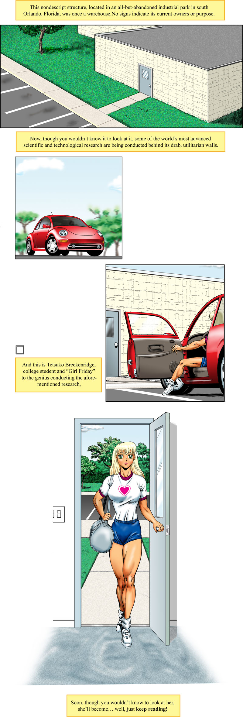 Tetsuko 1 Incident at Gannon Labs! page 2 full