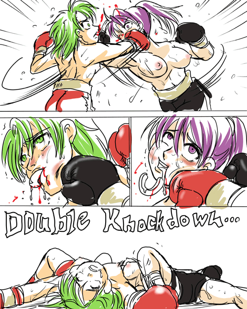 Girl vs Girl Boxing Match 4 by Taiji page 11 full