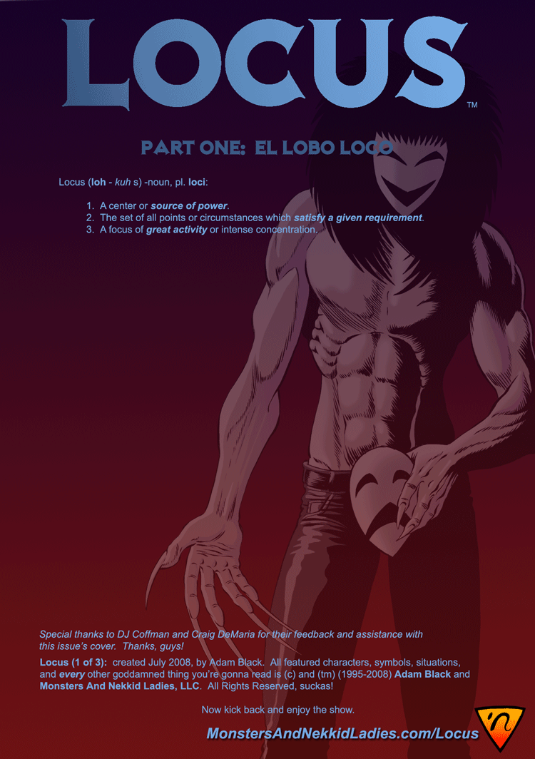 Locus Issue#1 page 2 full