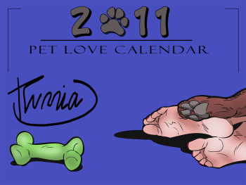[Turria] 2011 Pet Love Calendar cover