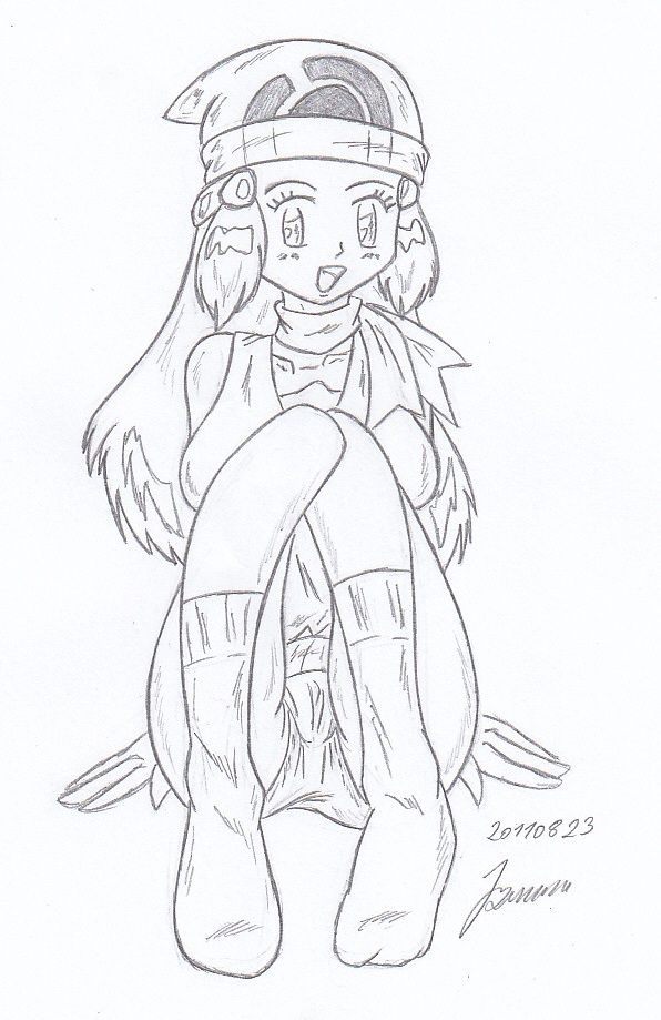 My miny Dawn _ pokemon Sketches work_2 page 2 full