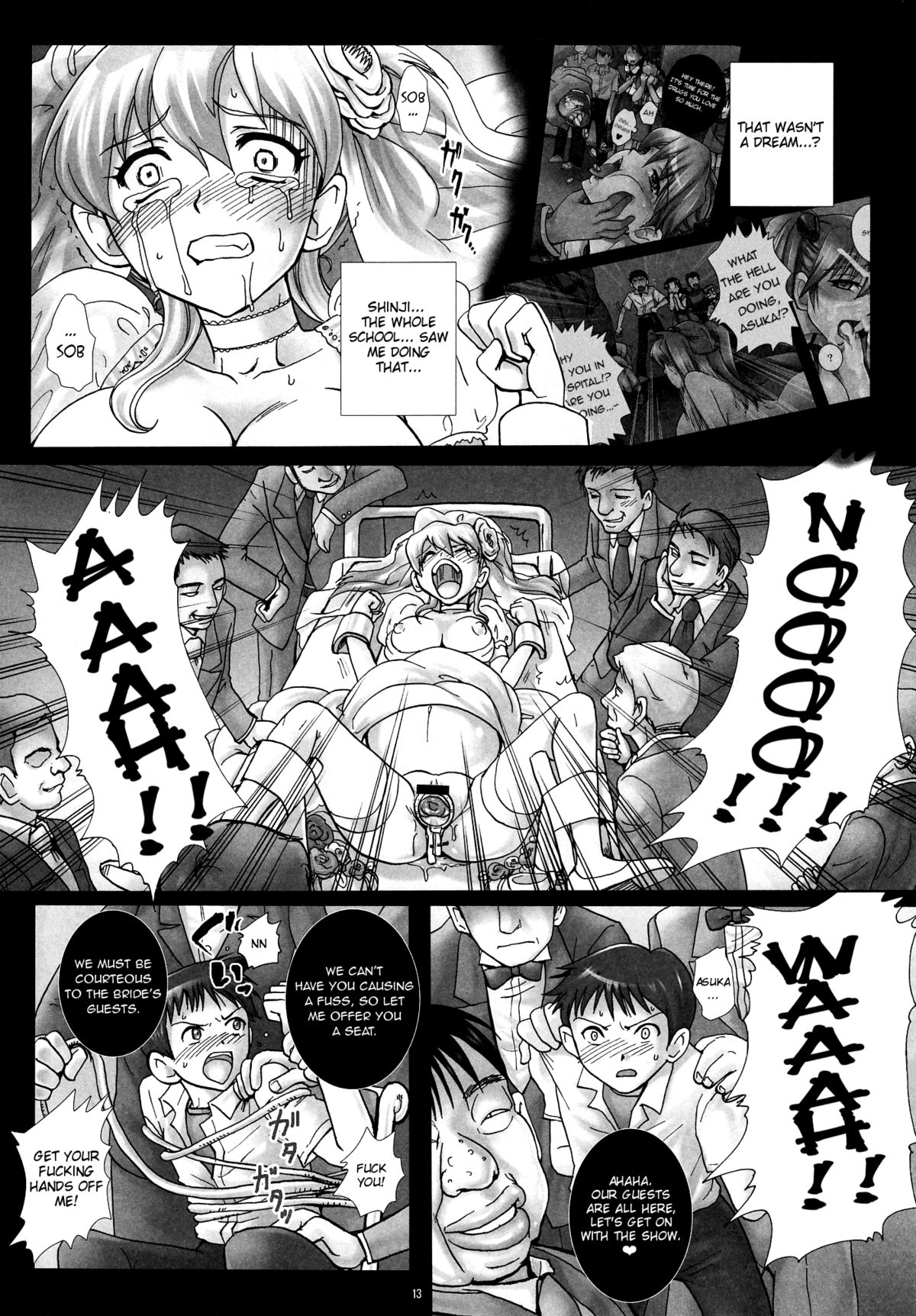 The Toy Bride Delivers at the Wedding Reception ~Asuka's Public Childbirth~   =LWB= page 11 full