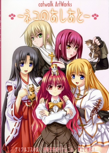 [Kannatsuki Noboru] catwalk ArtWorks -Neko no Ashiato- cover