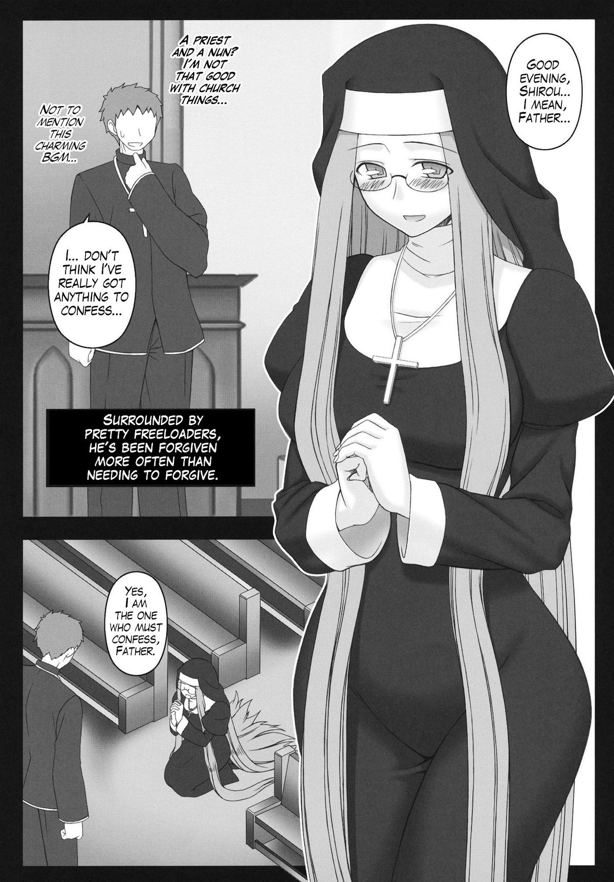 Yaraena. 12 Rider-san no Ha.chi.mi.tsu Zangeshitsu | Rider is Definitely Perverted 12: Rider’s Perverted Confessional page 3 full