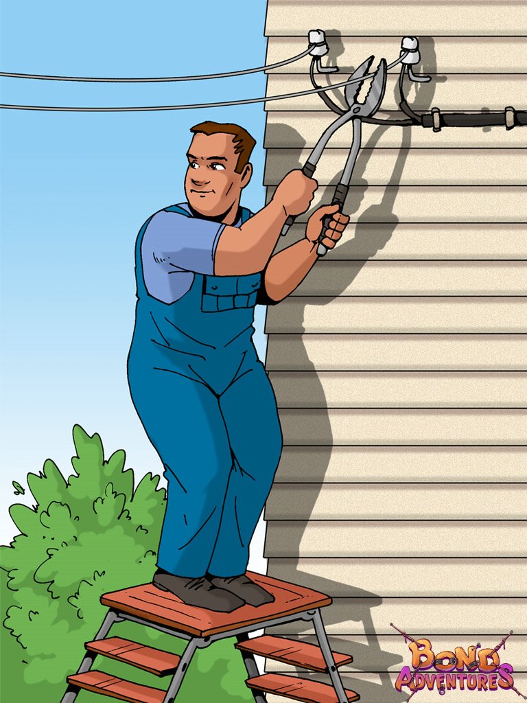 Dirty electrician bondage page 1 full