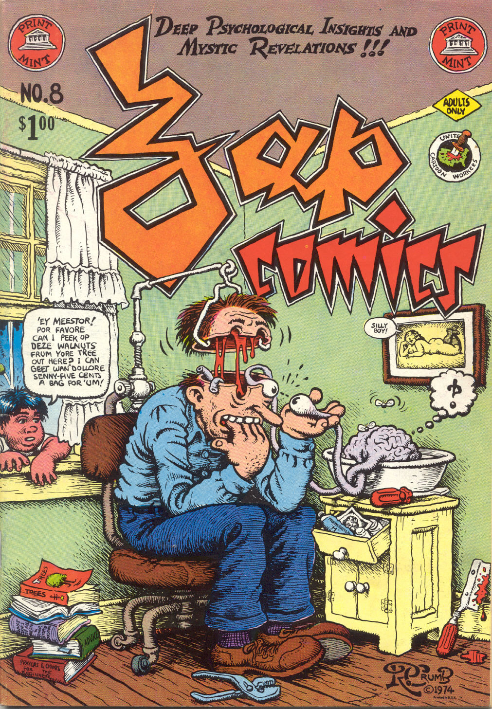 Zap Comix #8 page 1 full