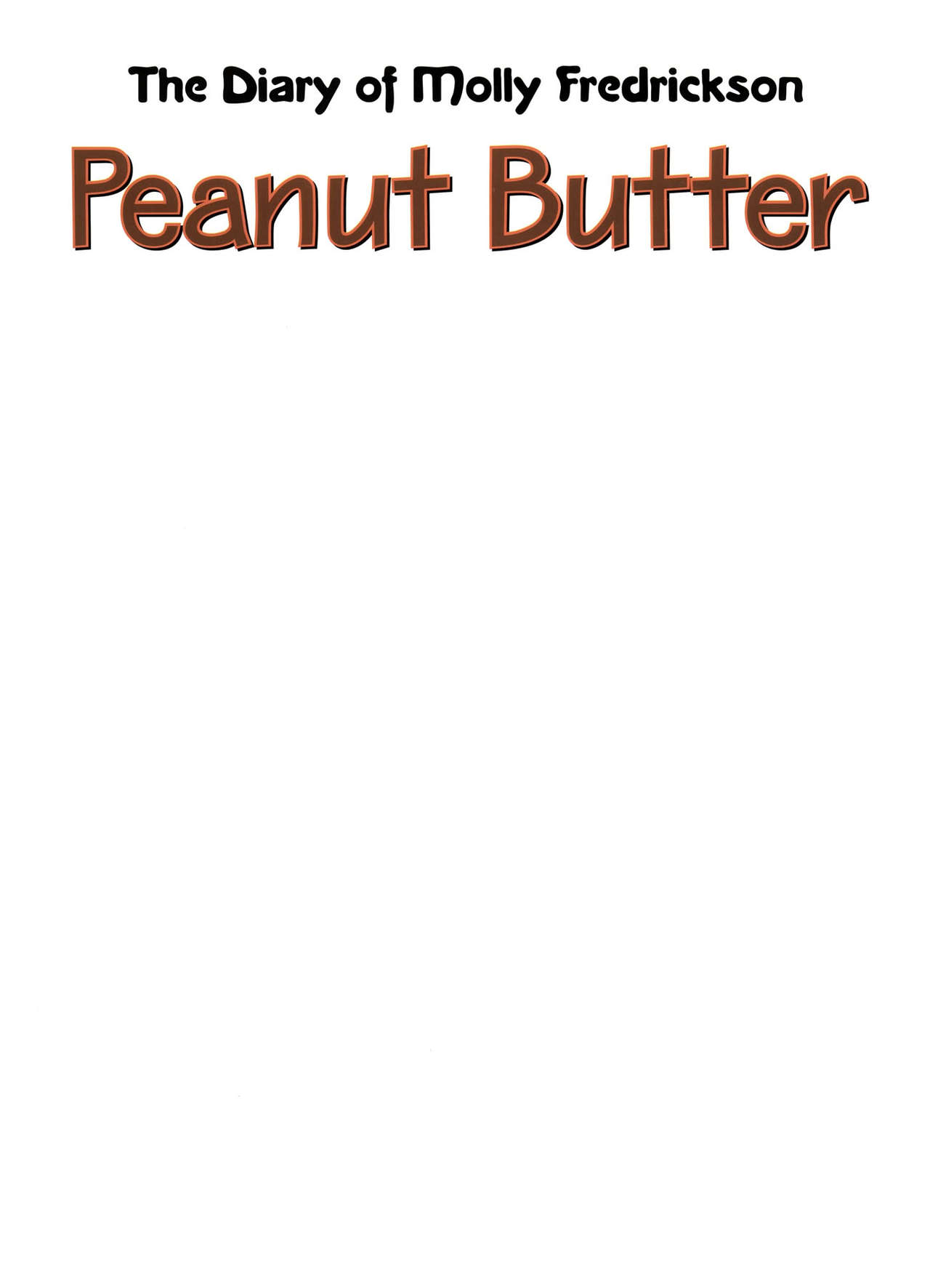 Peanut Butter - Volume #2 page 2 full
