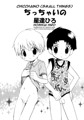 [Hoshiai Hilo] Chicchaino (Shounen Shikou 5) [English] [Shouta-kun] cover