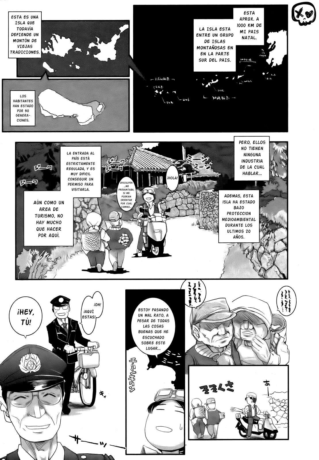 Masanobu Kirie - La historia del viajero y la isla incomparable. Complete- page 3 full