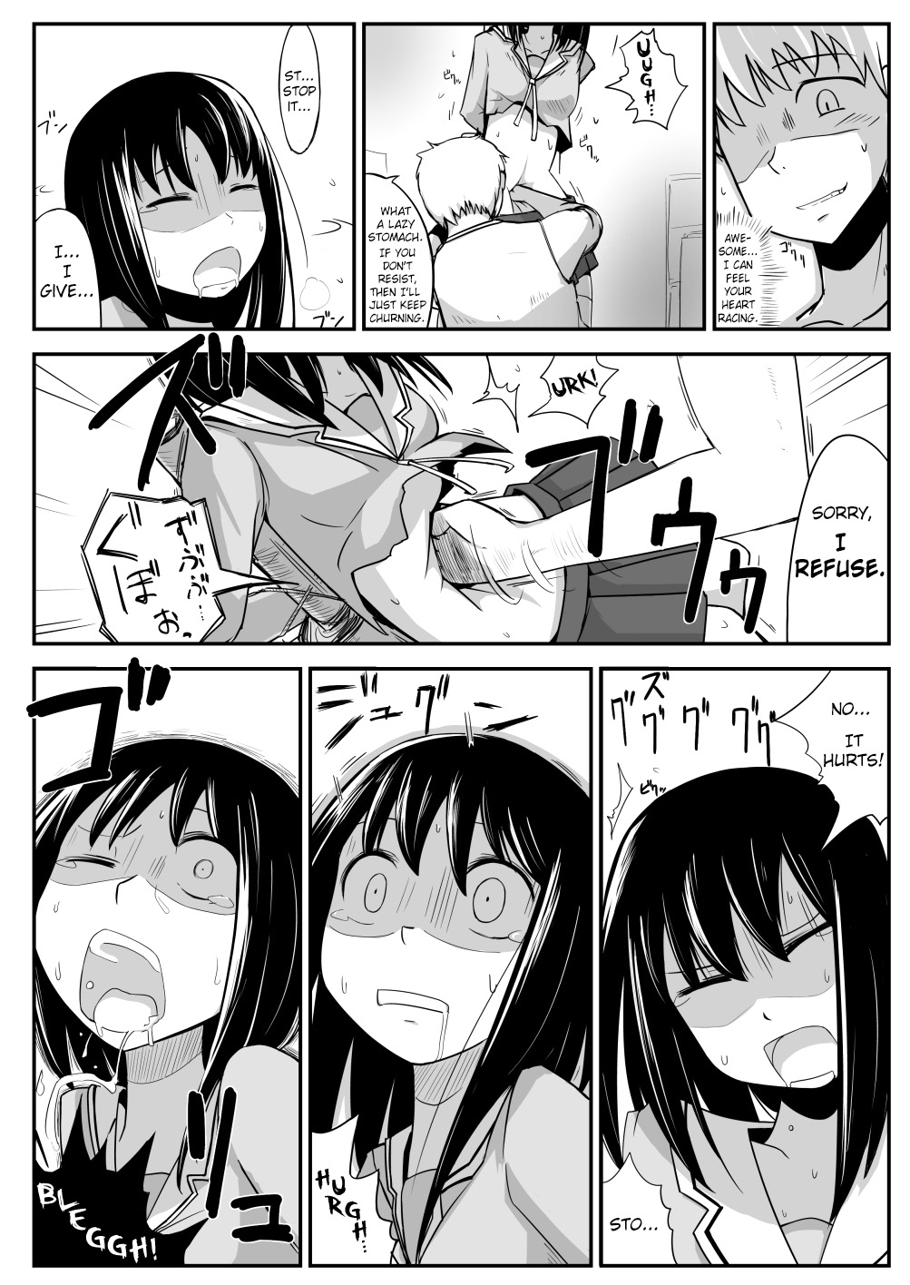 Manga About Viciously Beating Osaka’s Stomach  =LWB= page 11 full
