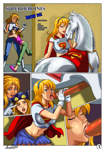 [Arabatos] Horny Superheroines (Fantastic Four, Runaways, Superman) cover