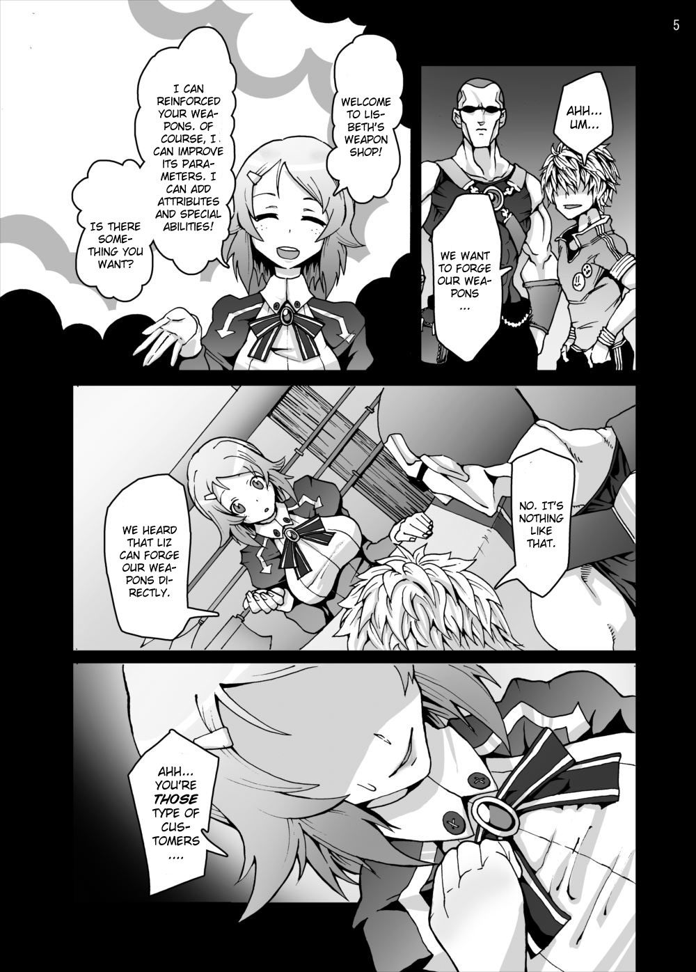 Lisbeth... Kirito ni wa Suterare, Kyaku ni wa Okasare Nakadashi Ninshin... Asuna to no Kakusa ga Hirogaru Online page 4 full