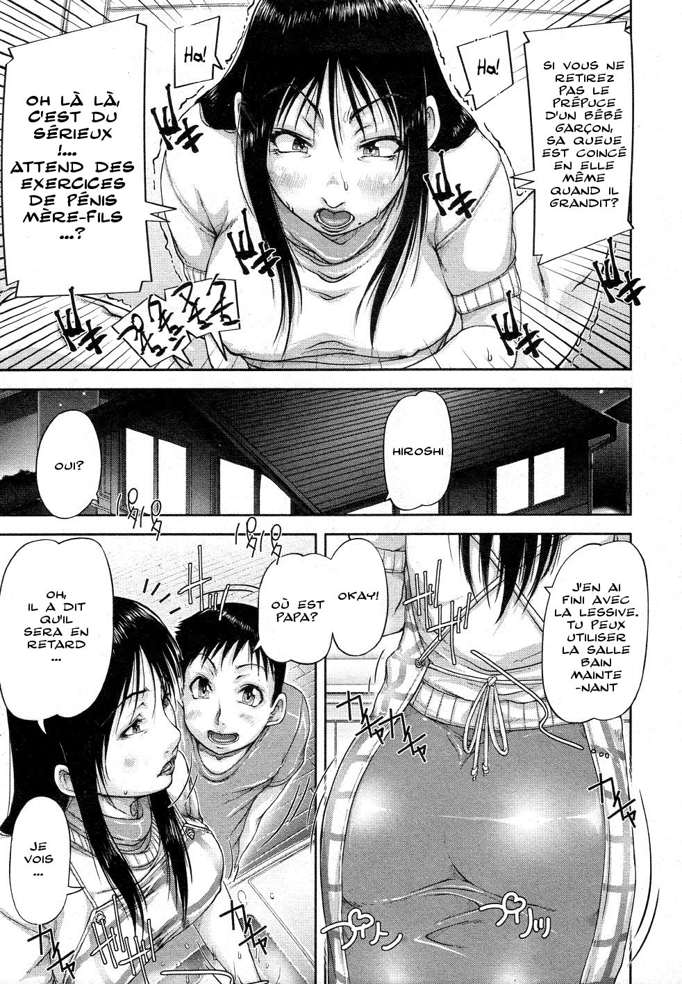 Mukimuki Taisou Mama Ryouhou 2 | Mother-Son Penis Exercises!! Mom’s treatment pt.2 page 7 full