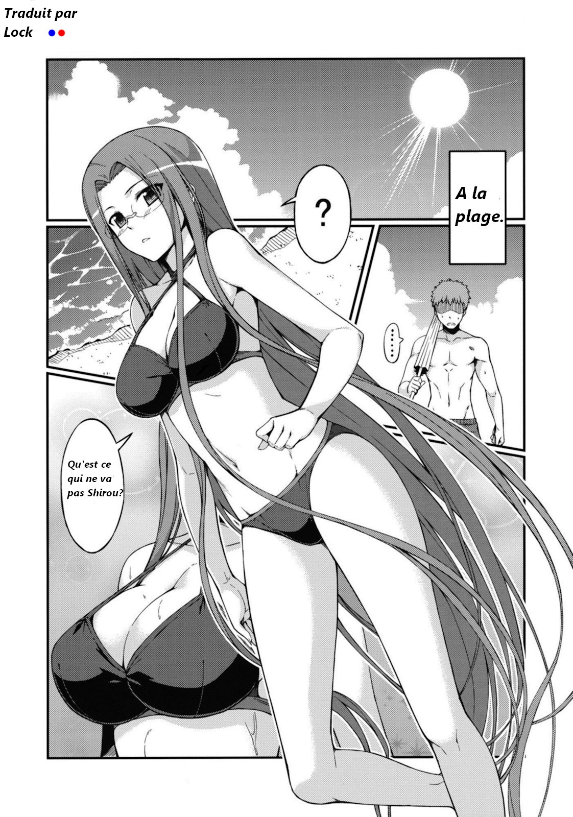 Rider-san to Kaisuiyoku. | Rider-san &agrave; la plage page 1 full