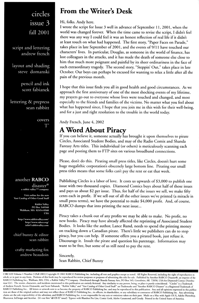 Circles - Issue 3 page 2 full