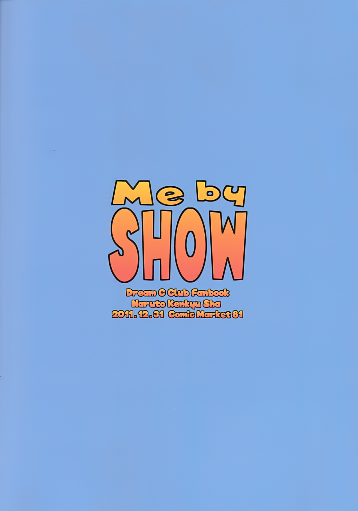 Me by SHOW page 2 full