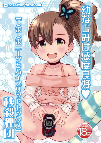 (Puniket 26) [Byousatsu Tanukidan (Saeki Tatsuya)] Osananajimi wa Kando Ryoukou Shimashima Kneesock to Hybrid Sex (Chousoku Henkei Gyrozetter) cover