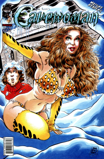 Cavewoman - Snow 04 cover