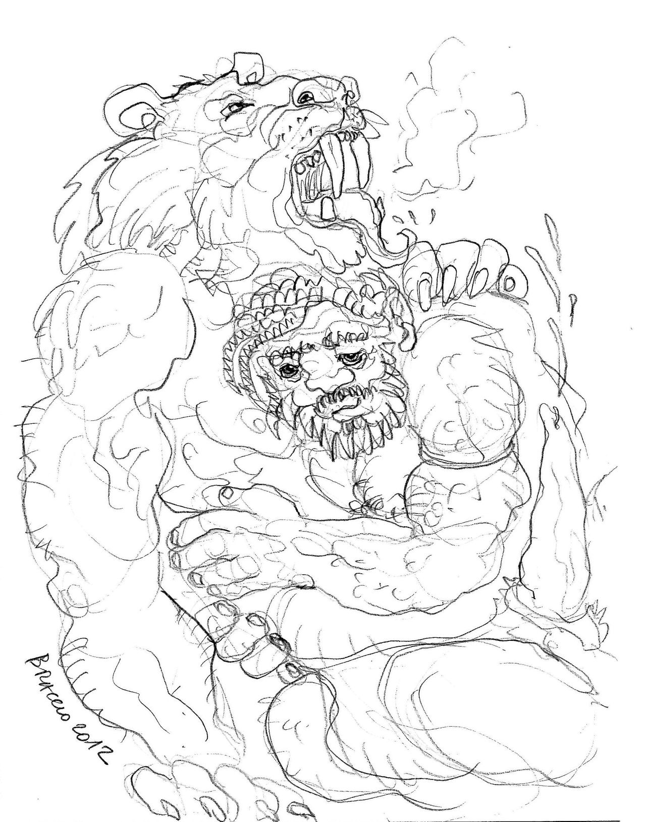 some new pencil's sketches I've made this summer page 8 full