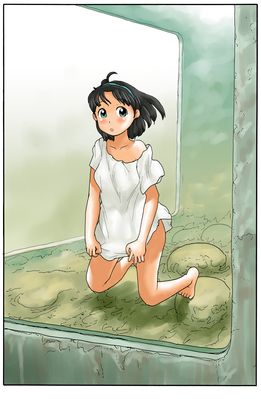 Haikyo ni Suisou | The Mystery of the Water Tanks page 2 full