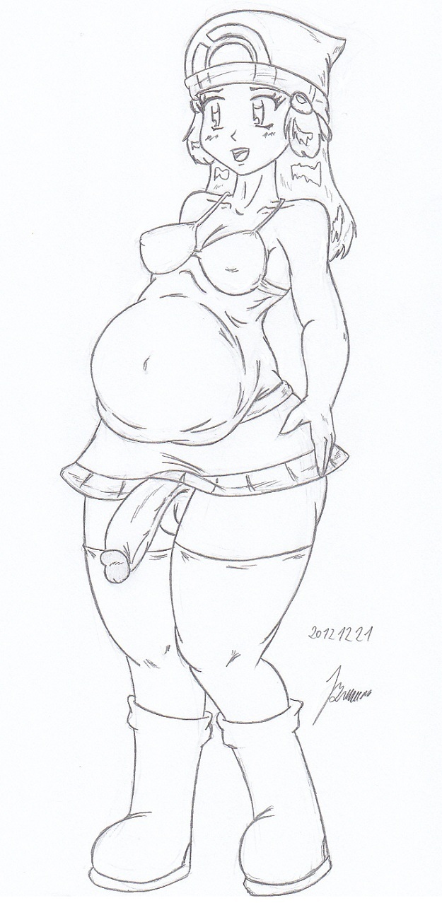 My miny Dawn _ pokemon Sketches work_3 page 12 full