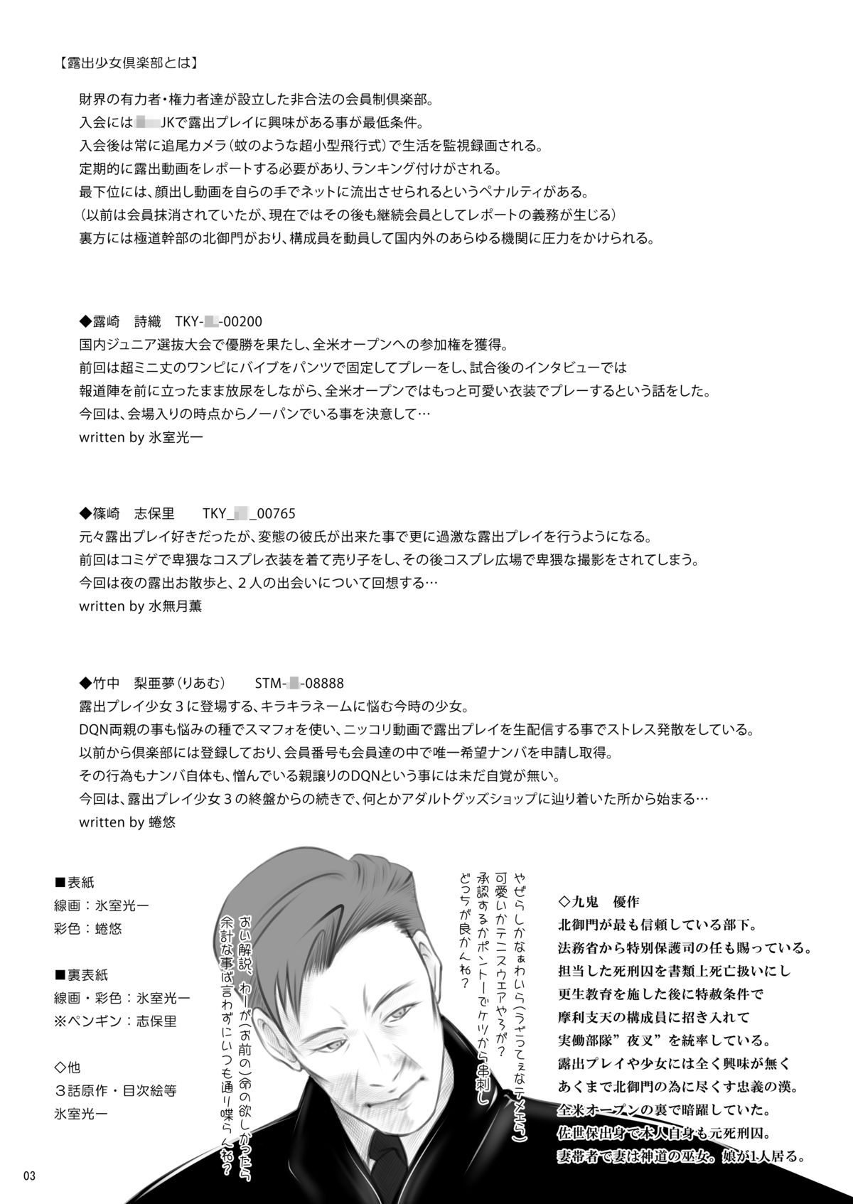 Roshutsu Shoujo Club 2 | Exhibitionism Girl Club 2 page 2 full