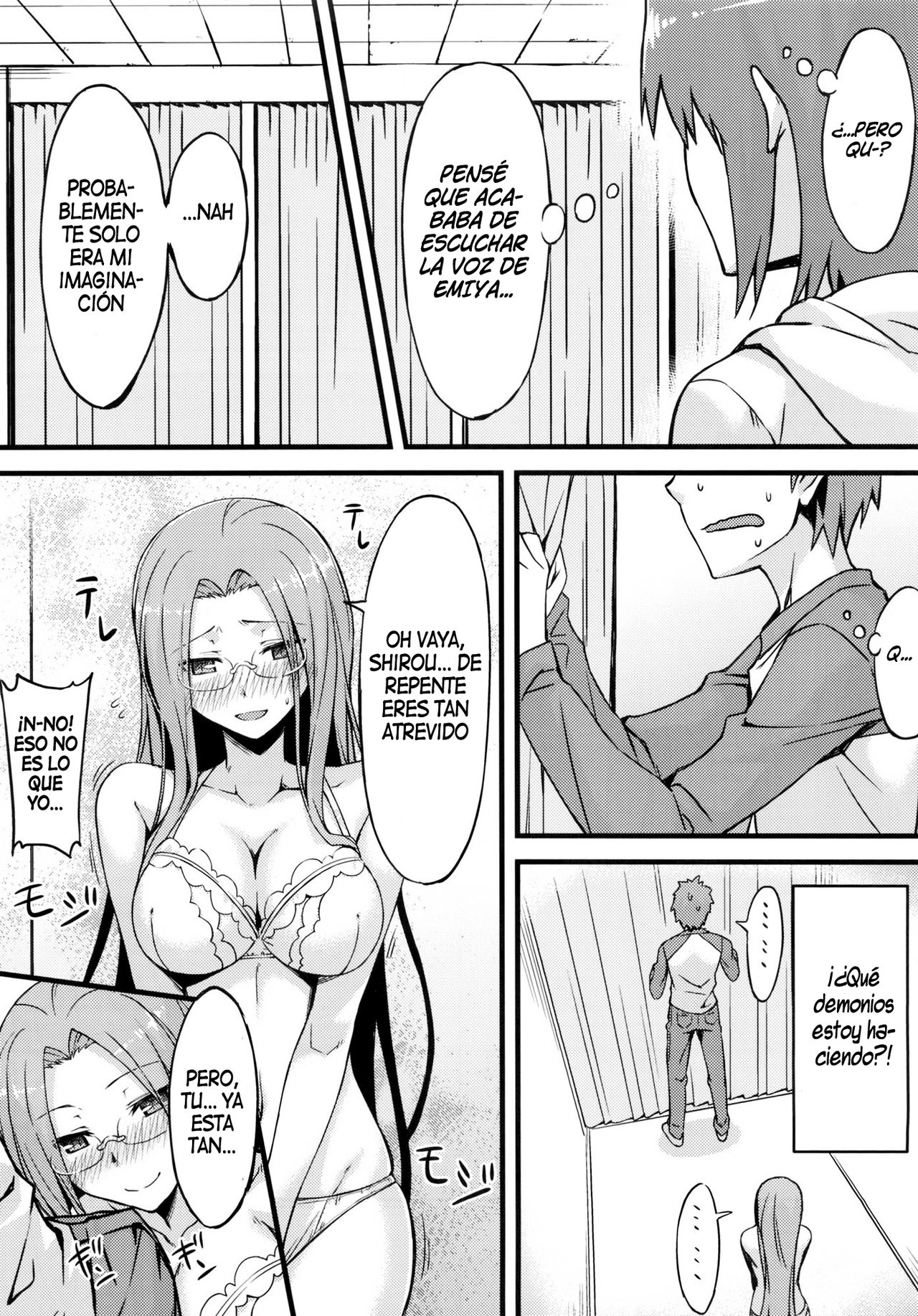 Rider-san to Shichakushitsu. | En el vestuario con Rider-san page 8 full
