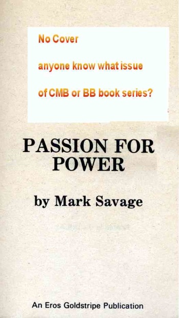[Mark Savage] Passion for Power cover