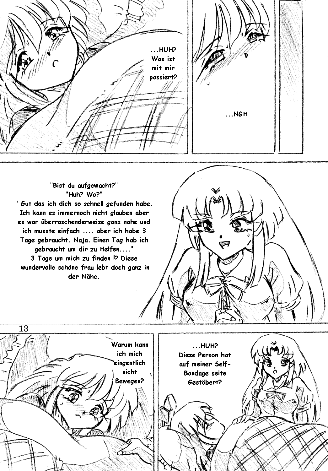 Selfbondage Prinzessin page 8 full