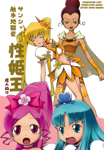 (C79) [Random parts (TAKUTEKS)] Sunshine Shokushu Jigokuhen Seikiou (HeartCatch Precure!) [English] {Madao} cover