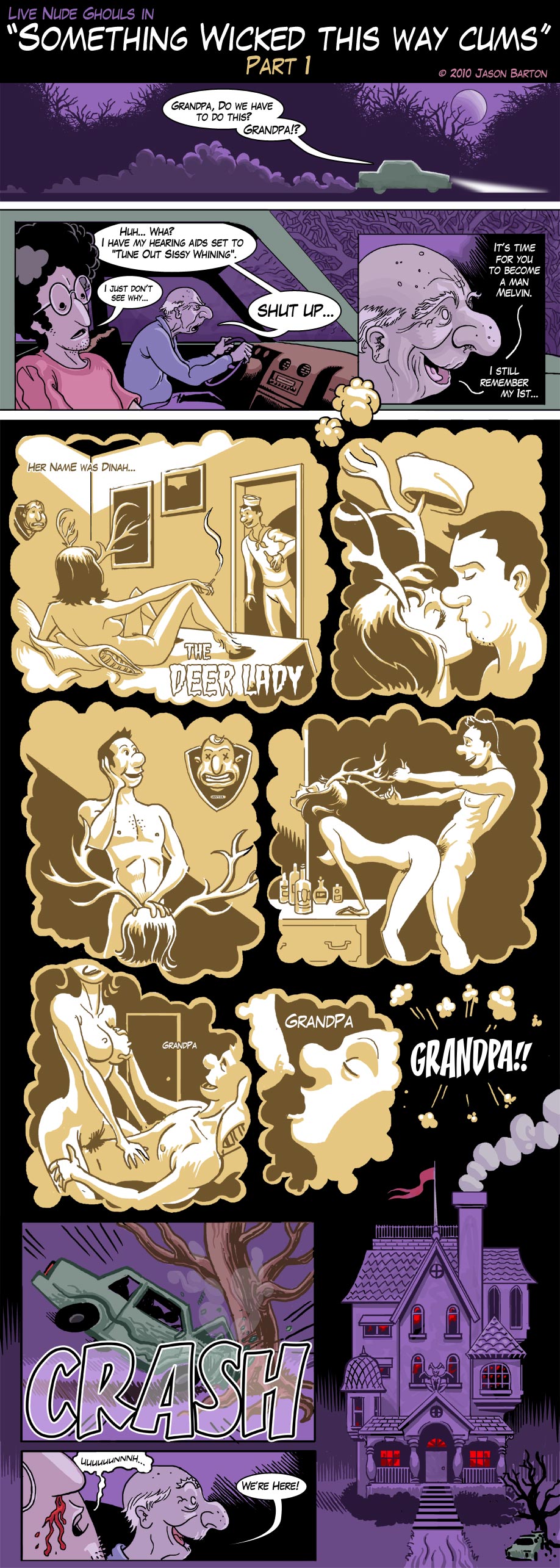 Live Nude Ghouls - Webcomic page 3 full