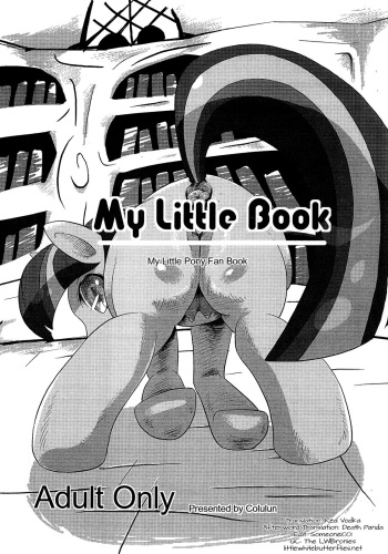 (Fur-st 3) [Two-Tone Color (Colulun)] My Little Book (My Little Pony: Friendship Is Magic) [English] [Little White Butterflies] cover