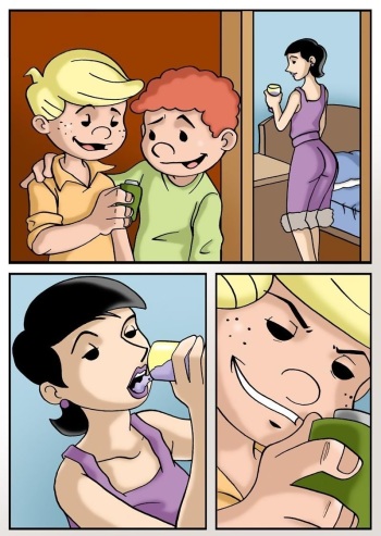 Dennis made his friend's mom to go sleeping (Dennis the Menace) cover